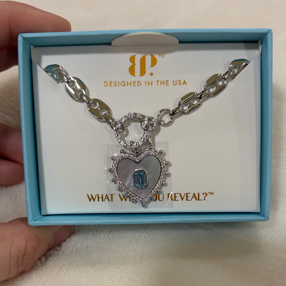 Bomb Party March 2026 Heart Necklace